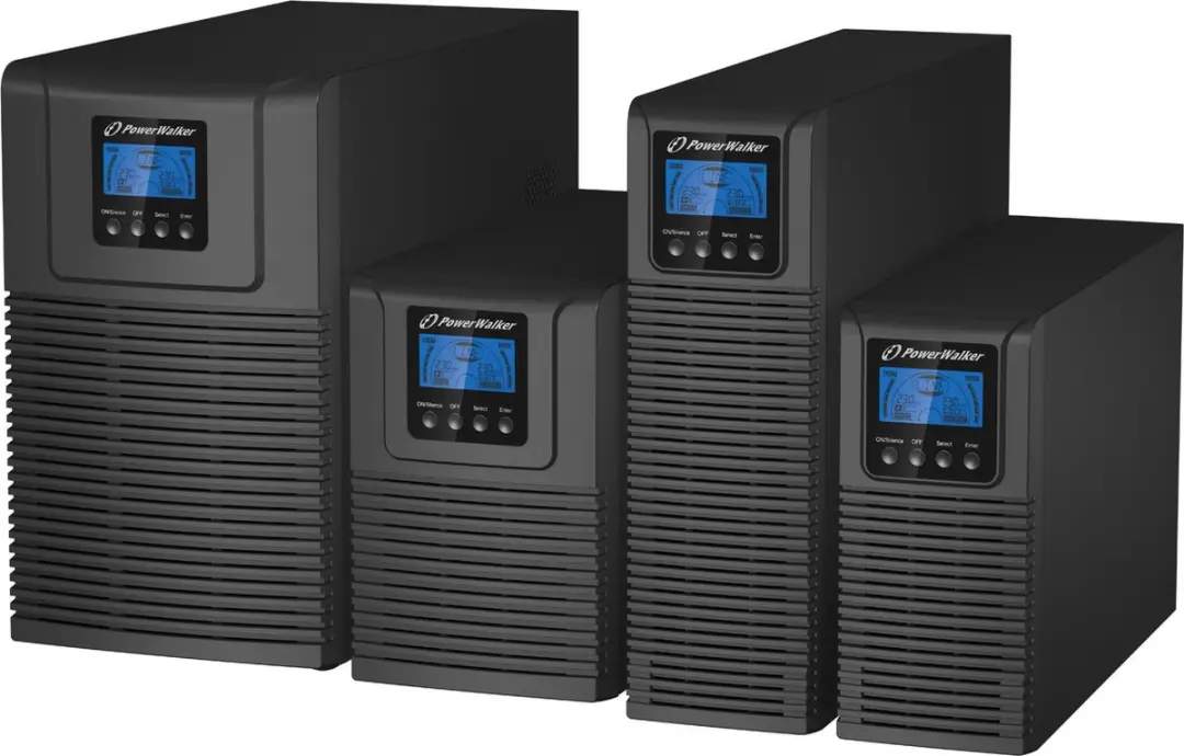 PowerWalker VFI1000TG UPS - 1000VA - Zwart