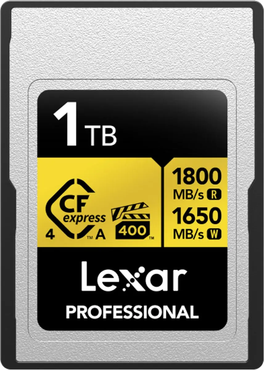 Lexar CFexpress PRO Type A Gold 4.0 1TB - 1800MB/s Lezen