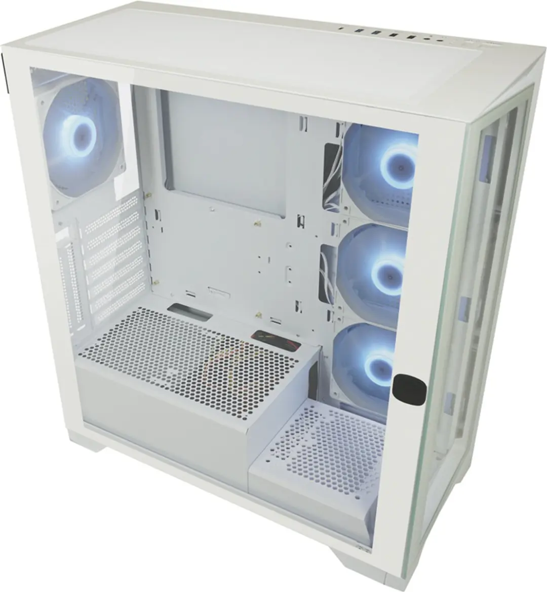 LC Power GAME HERO Crosswind ATX Behuizing - Wit