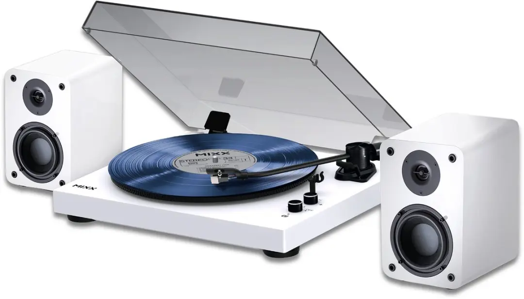 Mixx Analog System 5 MAS-05-WH-489 Platenspeler + Draadloze Speakers - Wit