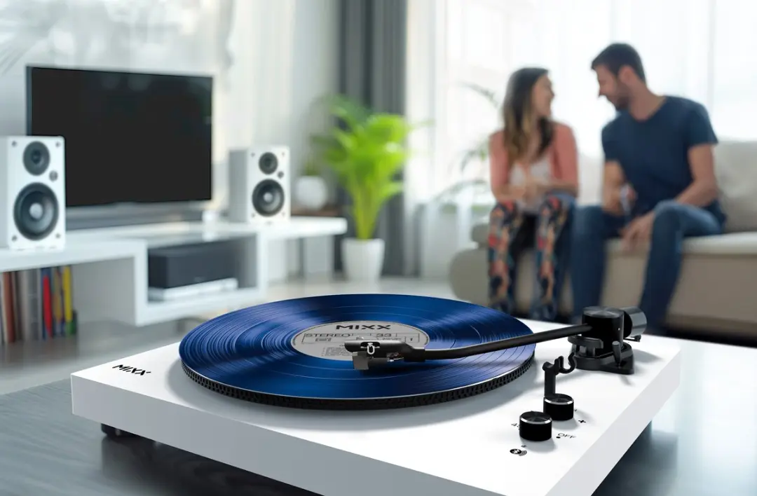 Mixx Analog System 5 MAS-05-WH-489 Platenspeler + Draadloze Speakers - Wit