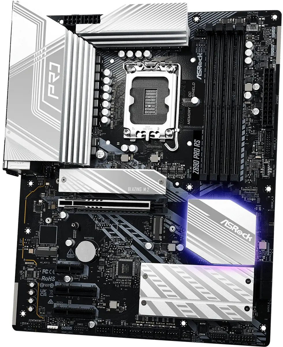 ASRock Z890 Pro RS Moederbord - LGA 1851 - DDR5 256GB