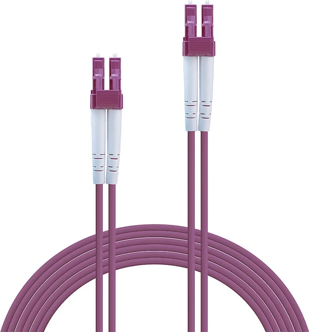 Lindy Glasvezelkabel 15m LC-LC OM4 50/125µ - Pink