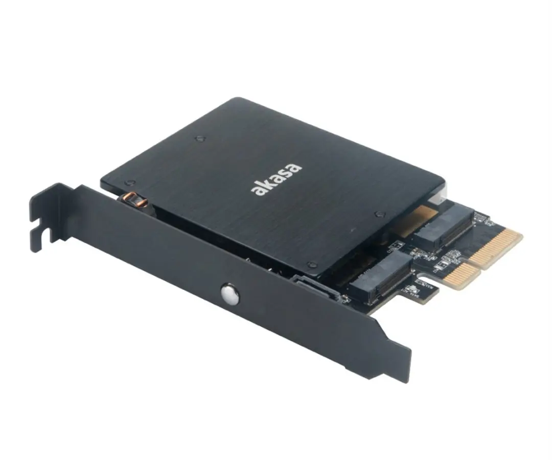 Akasa AK-PCCM2P-03 M.2 SSD Adapter - RGB & Koellichaam