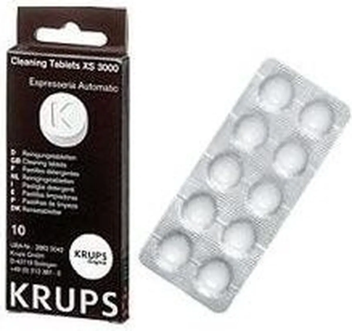 Krups XS3000 Reinigingstabletten