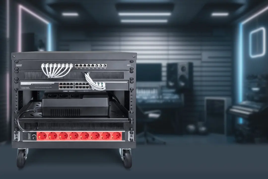 Digitus DN-48000 Vrijstaand Rack 8U - Zwart