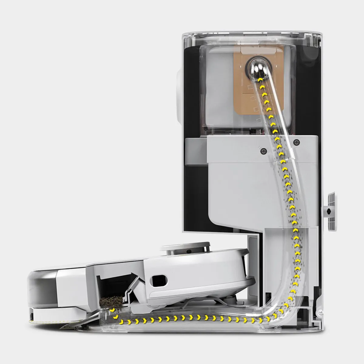 Kärcher RCV 5 Comfort Robotstofzuiger met Afzuigstation - 5000 Pa - 85 m²/u - Wit - afbeelding 2 van 6
