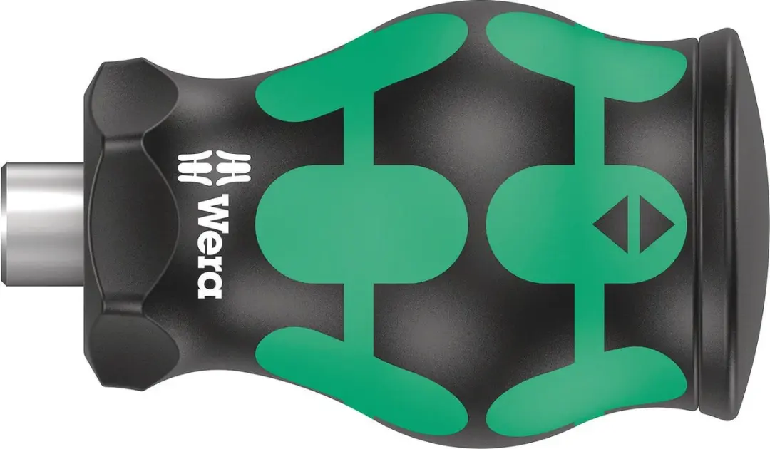 Wera Stubby Magazijn Schroevendraaier - 6 Stuks - Groen/Zwart