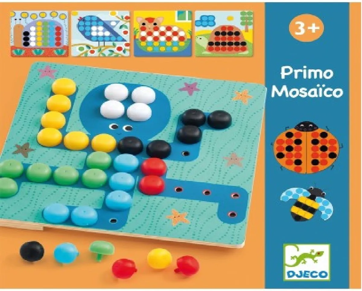 Djeco Primo Mosaïco - Multi Color