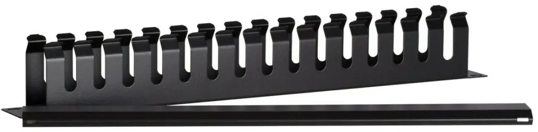 DSIT 19 inch Kabelgoot 1U - Zwart