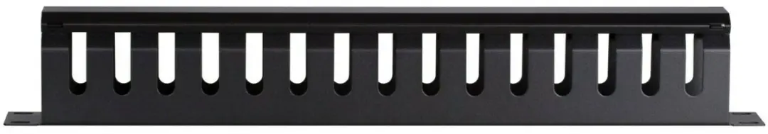 DSIT 19 inch Kabelgoot 1U - Zwart