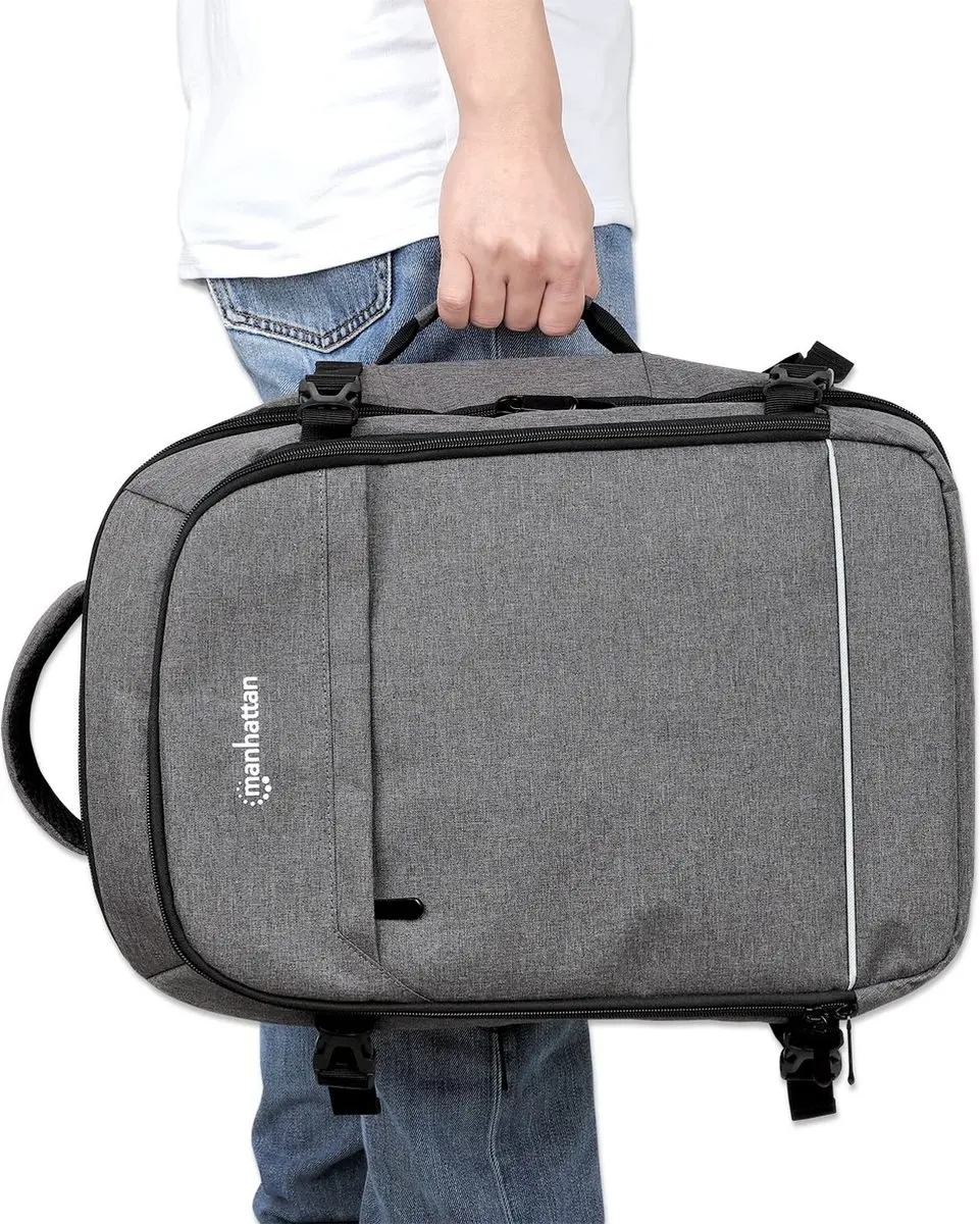 MH Rome Notebook Travel Backpack 17.3 - 440370 Grijs