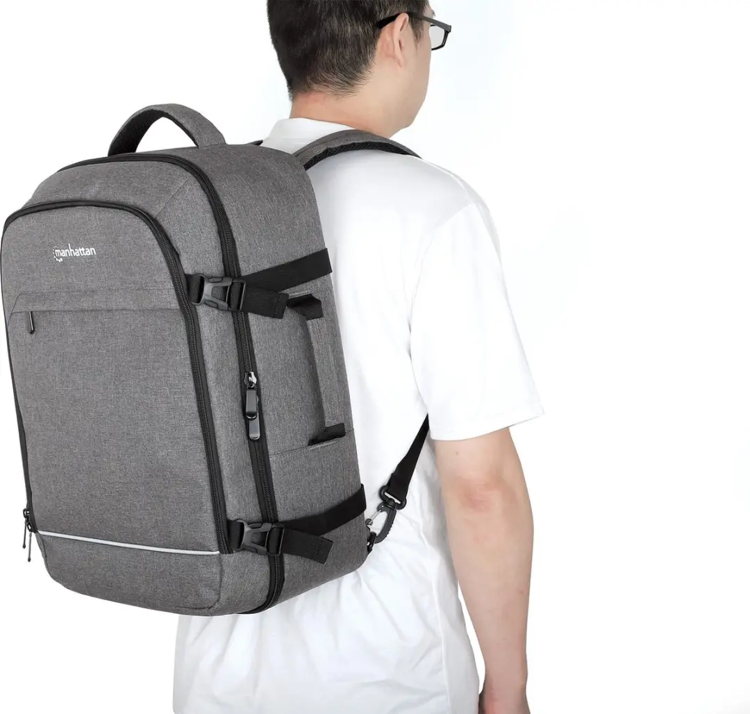 MH Rome Notebook Travel Backpack 17.3 - 440370 Grijs