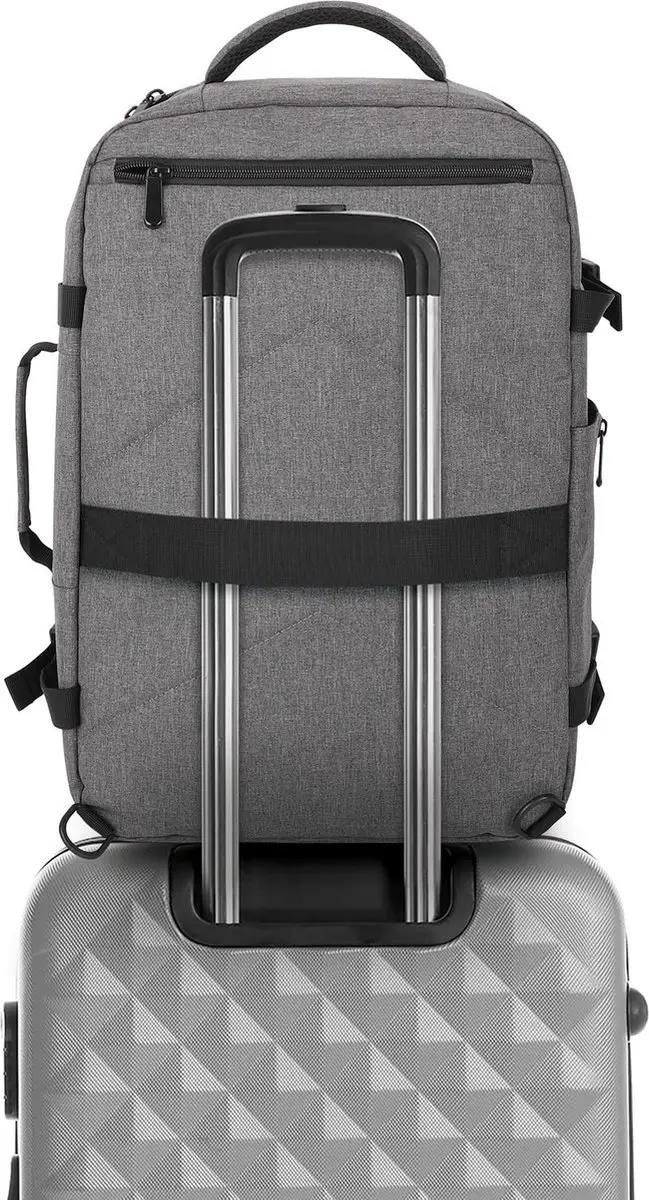 MH Rome Notebook Travel Backpack 17.3 - 440370 Grijs