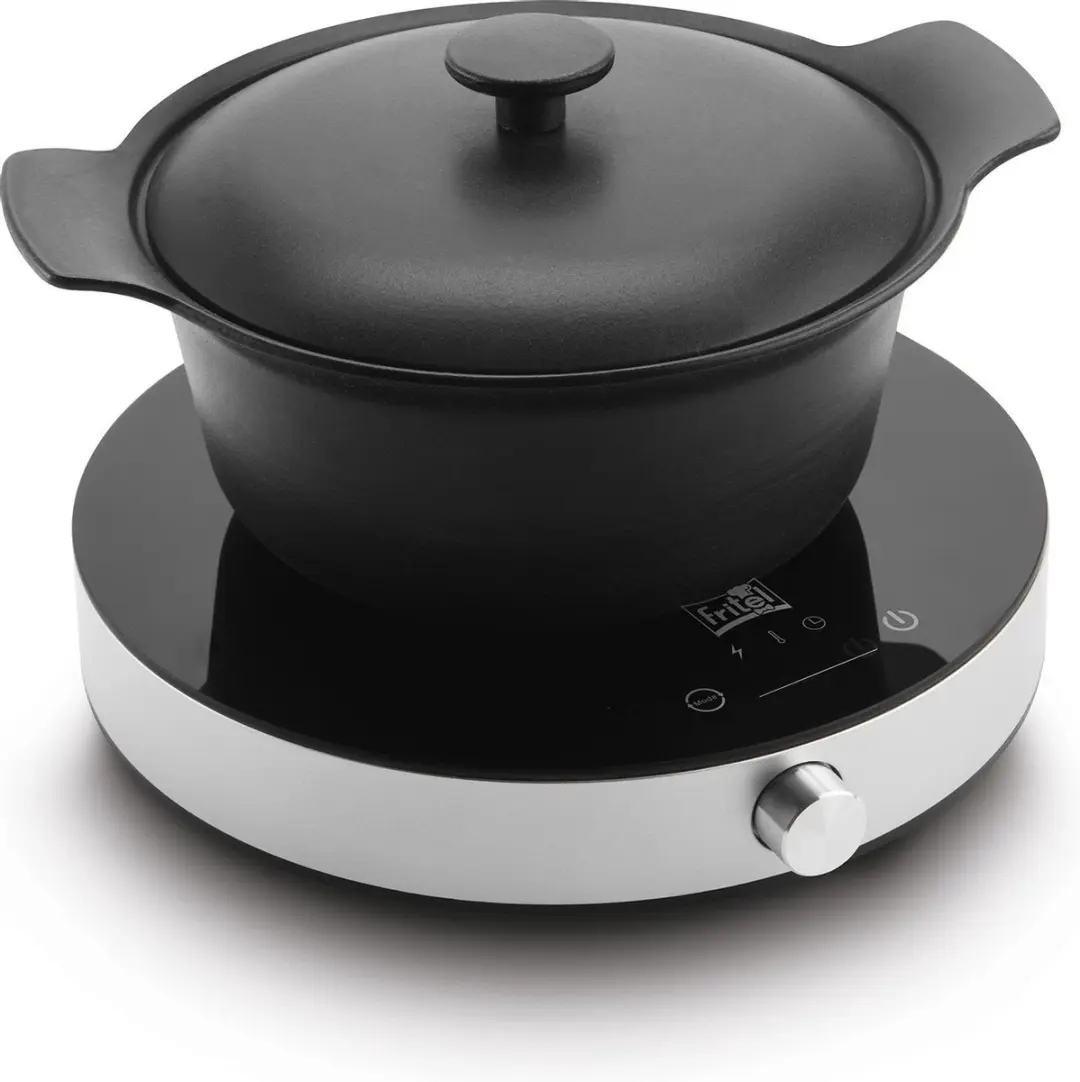 Fritel IP 1266 Inductiekookplaat 2000W - 1 Zone Ø26cm - Zwart/Grijs - afbeelding 6 van 6
