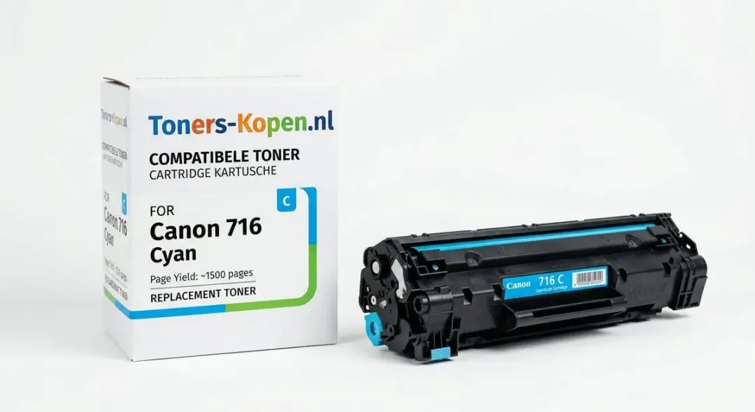 Canon 716C Toner Cyaan 1400 Pagina's - o.a. LBP-5050/MF-80xx