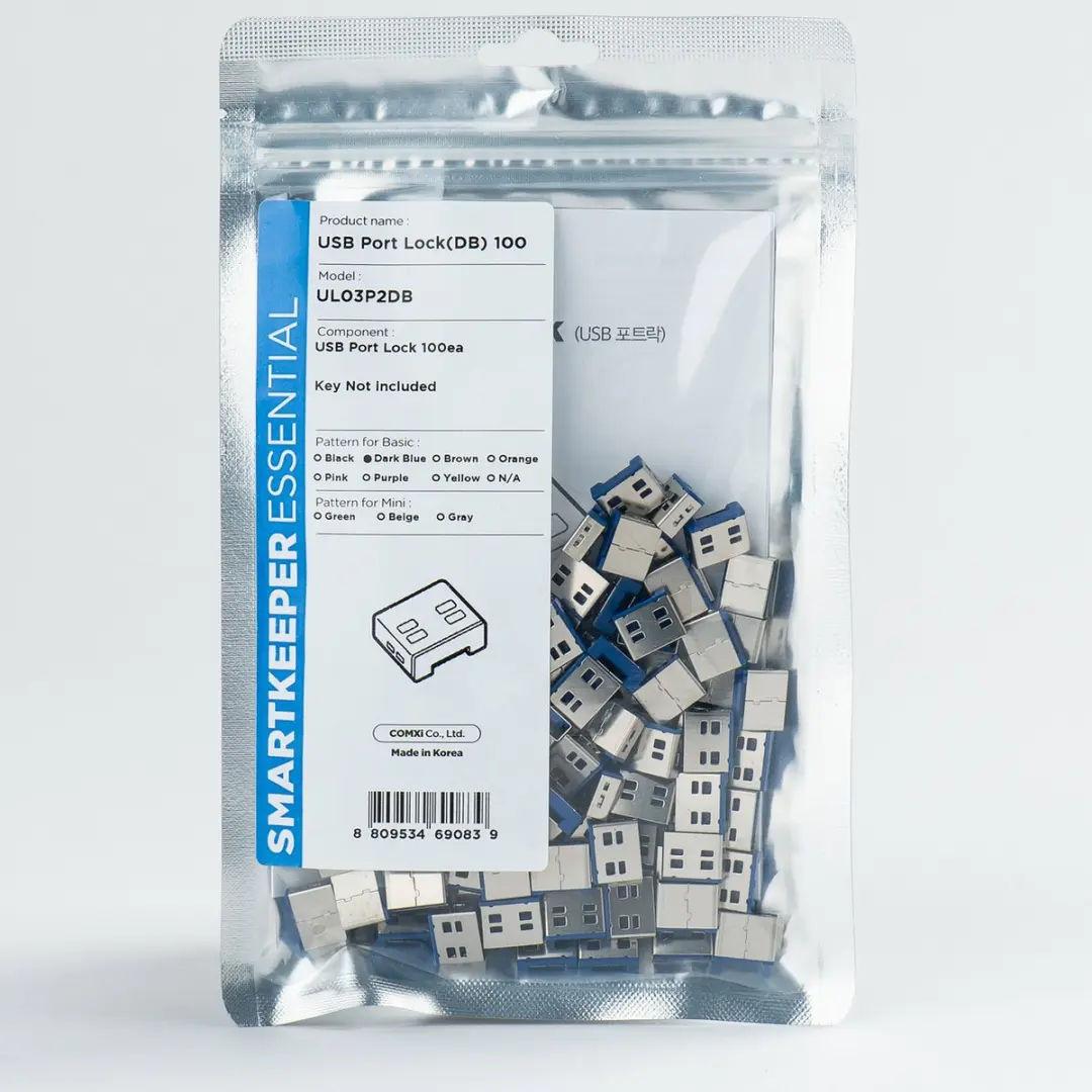 SmartKeeper Essential USB-A Port Lock UL03P2DB - Blauw