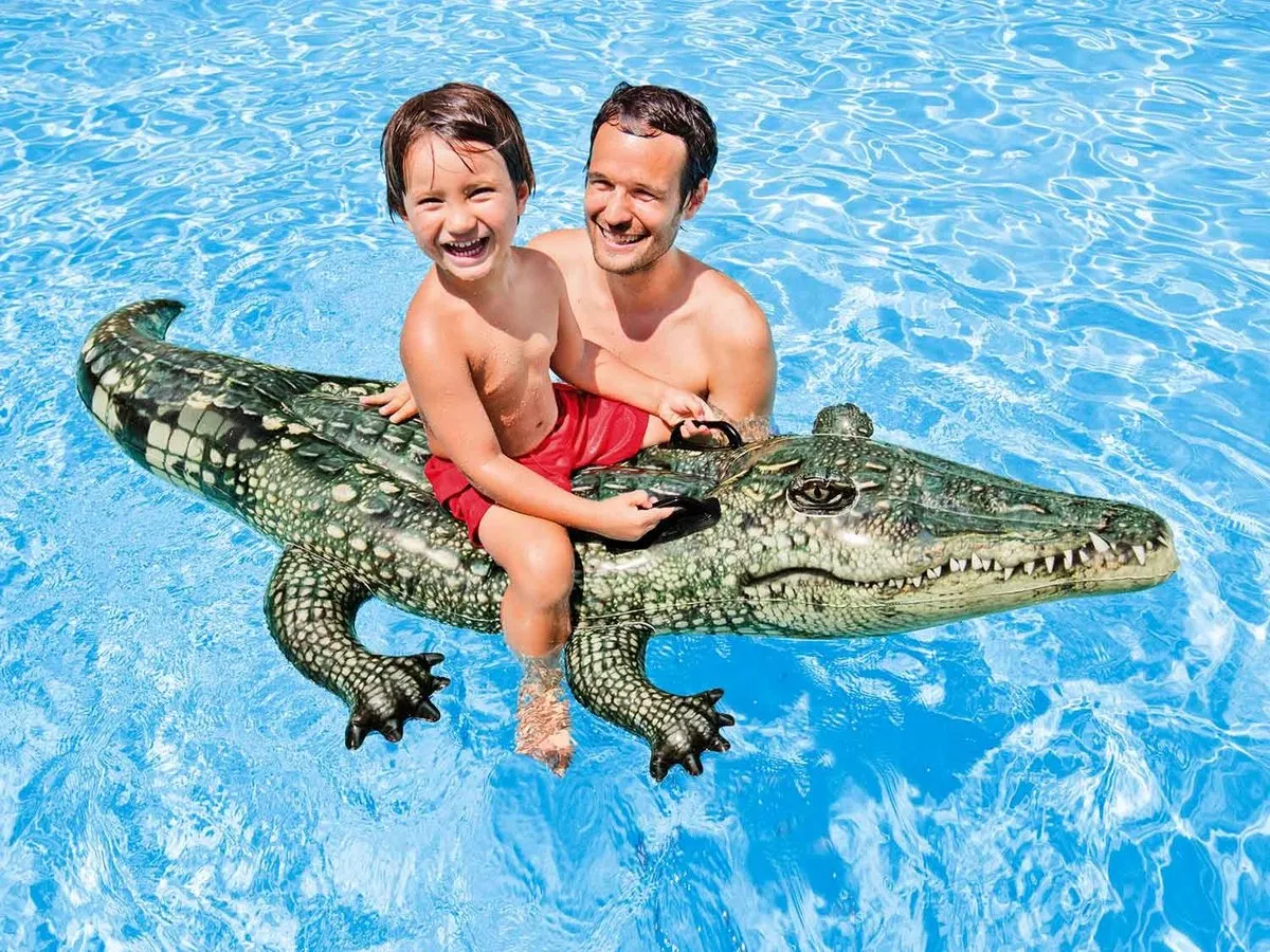 Intex Realistic Gator Ride-ON - Leeftijd 3+
