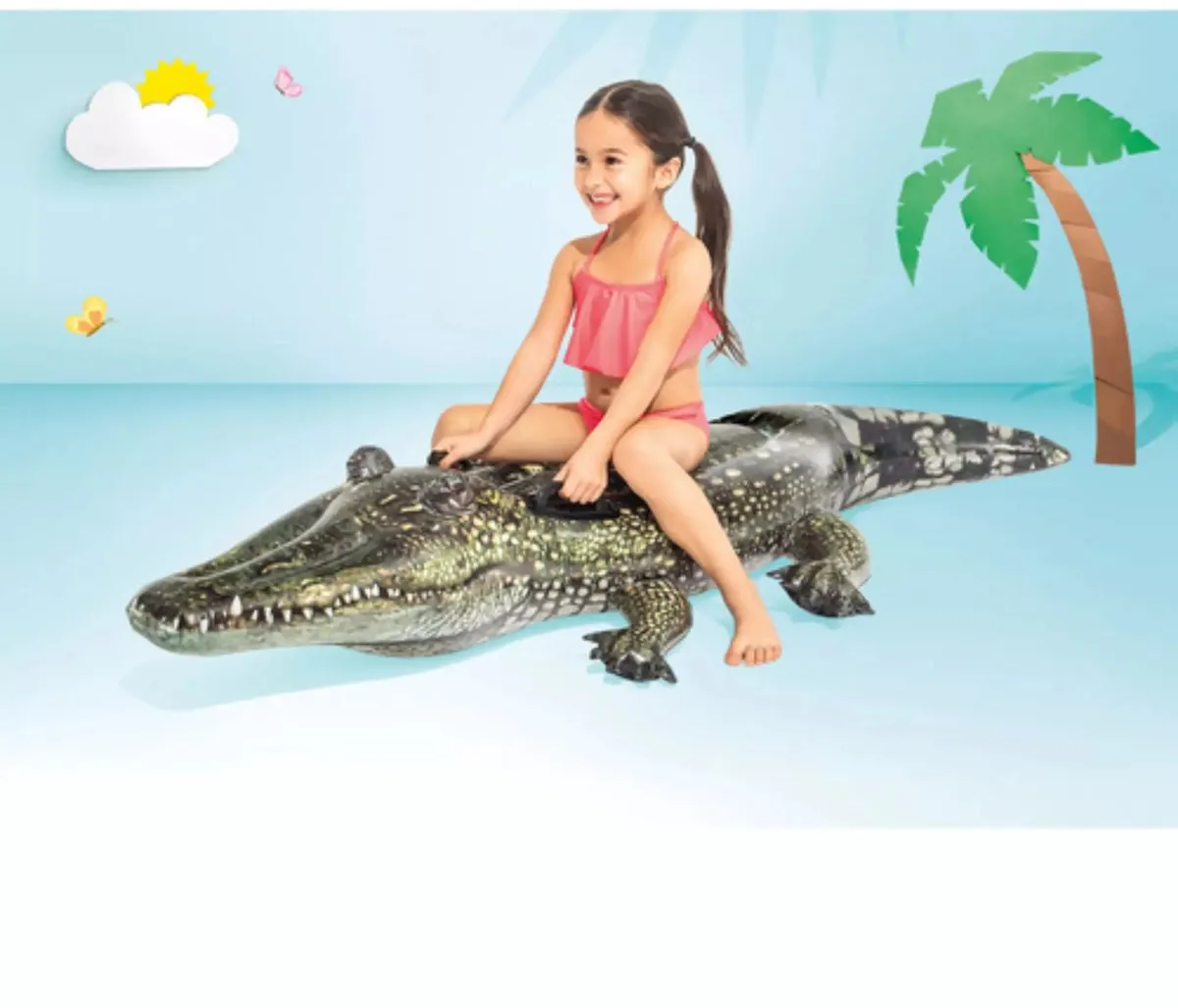Intex Realistic Gator Ride-ON - Leeftijd 3+