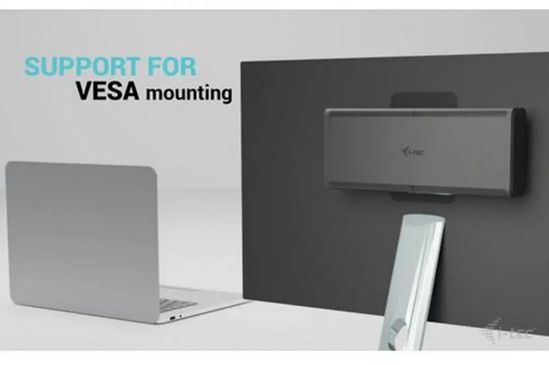 I-tec CA6MONITORDOCKPD Dockingstation - Zwart