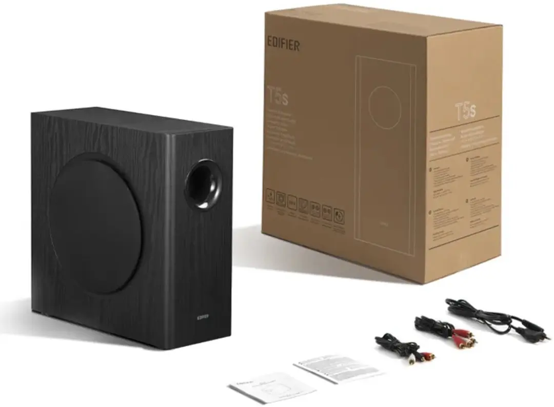 Edifier T5S Actieve Subwoofer 70W - T5S-BLK - Zwart