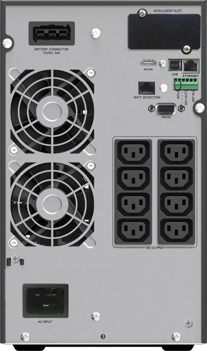 PowerWalker VFI 2000 ICT IoT UPS 2000W - 8 Stopcontacten - Zwart