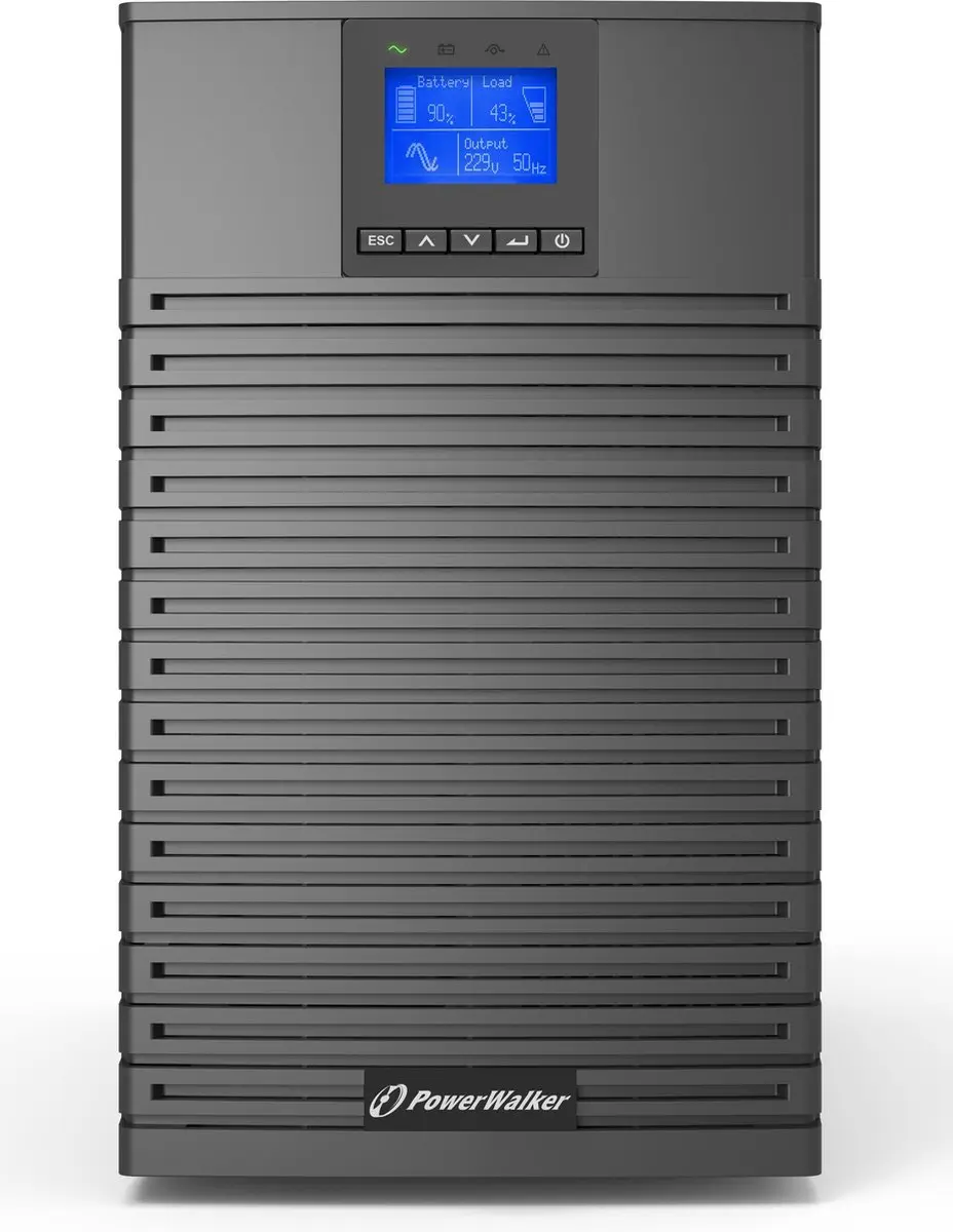 PowerWalker VFI 2000 ICT IoT UPS 2000W - 8 Stopcontacten - Zwart