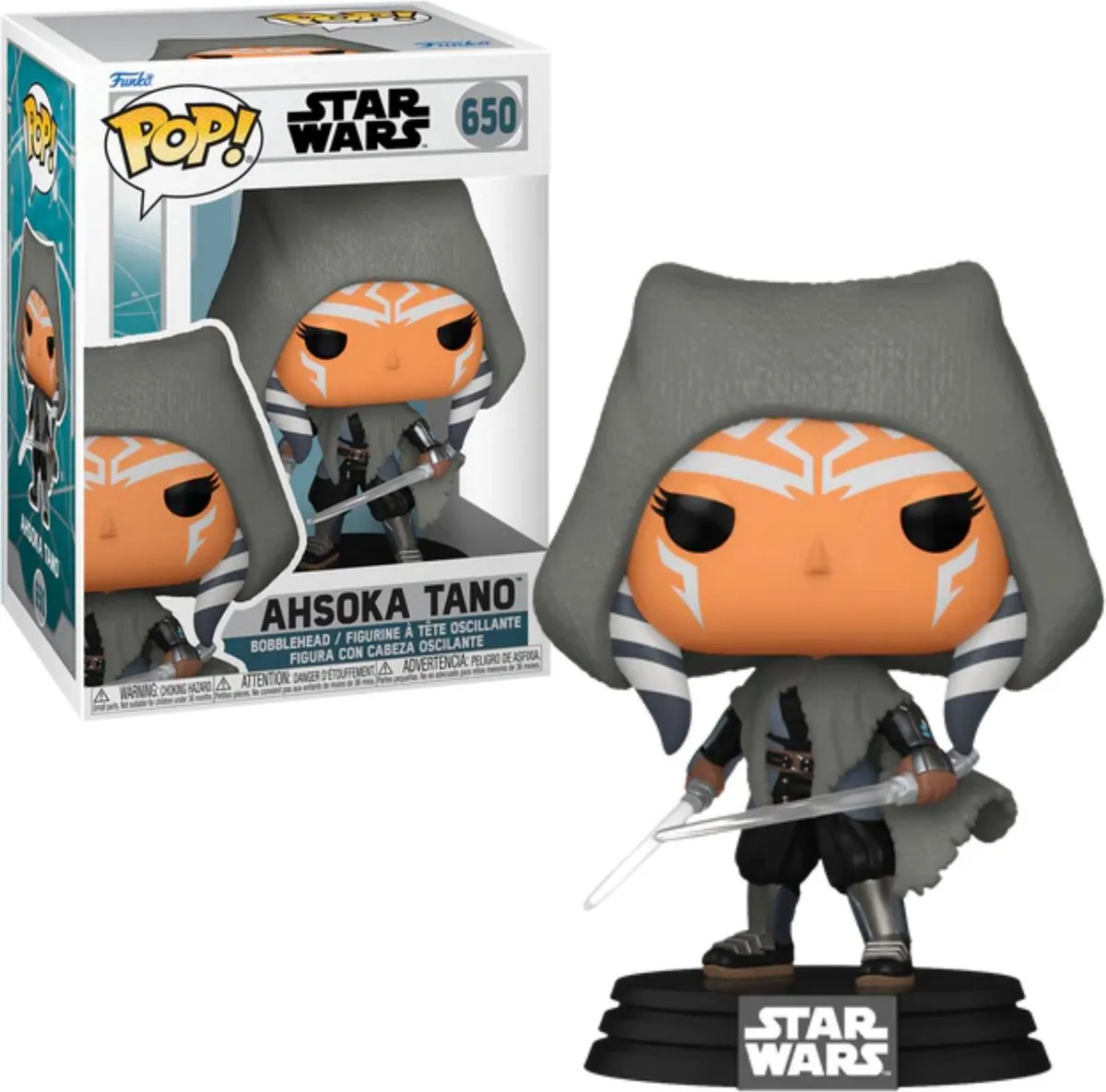 Funko Pop Star Wars Ahsoka Tano - 9,5 cm - Multi