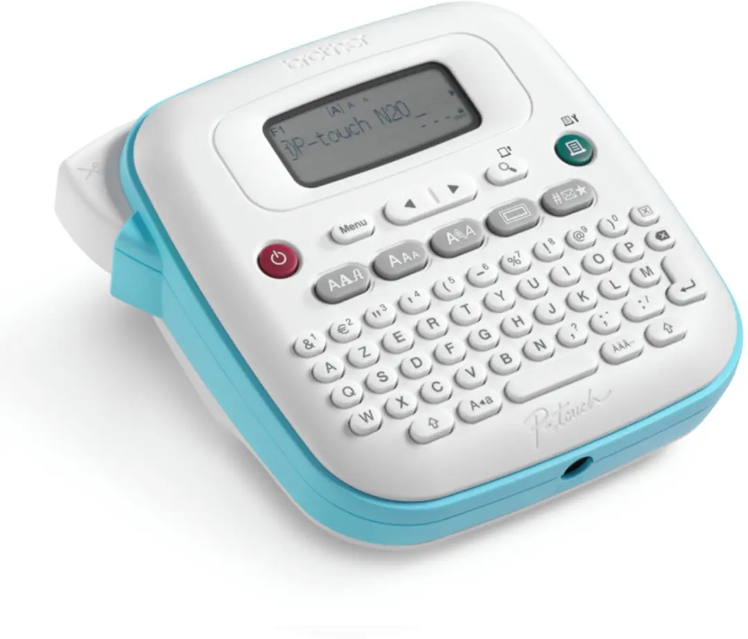 Brother PT-N20 Labelprinter - 12 mm/sec - Blauw/Wit