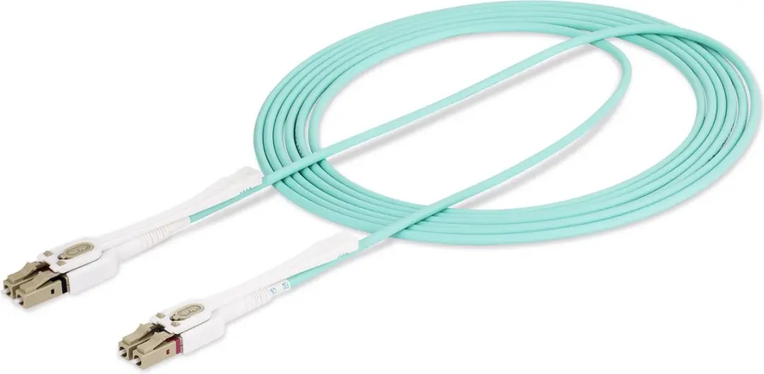 Startech 3m LC naar LC OM4 Glasvezelkabel - Aqua