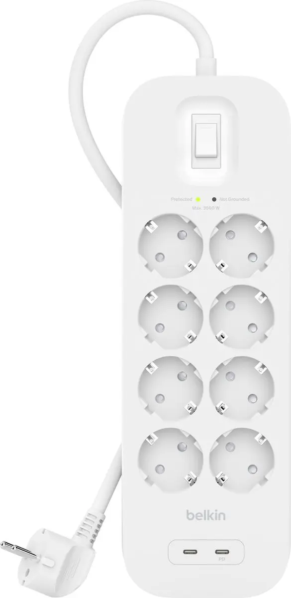 Belkin Spanningsbeveiliger 8 Stopcontacten 900W