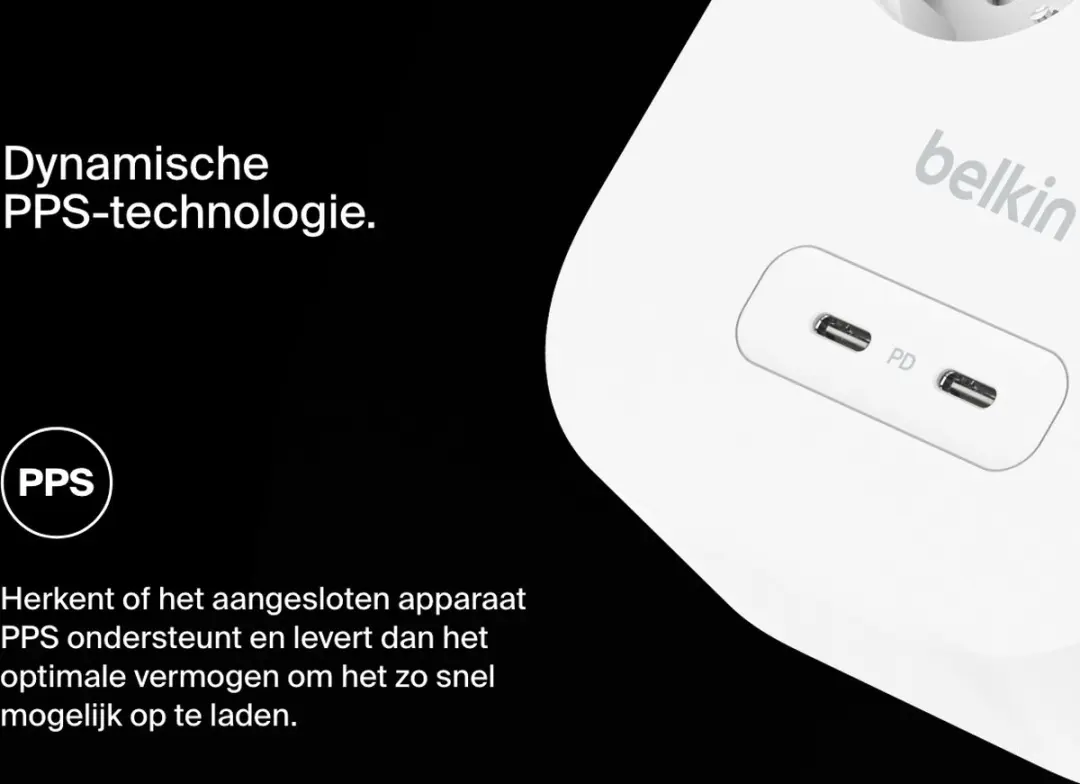 Belkin Spanningsbeveiliger 8 Stopcontacten 900W - 2m Wit - afbeelding 6 van 6