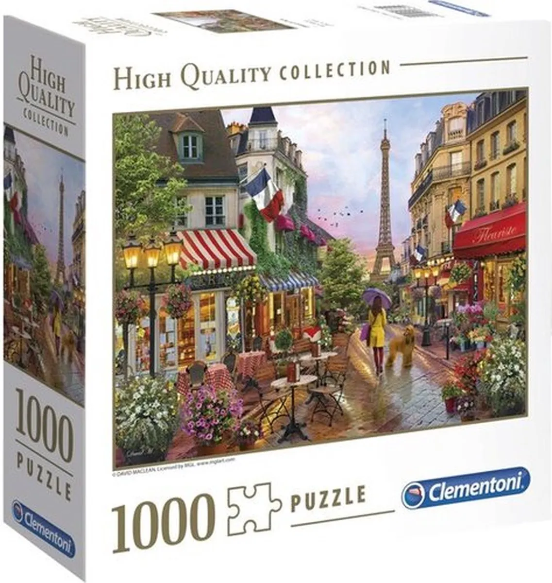 Clementoni Flowers In Paris Puzzel 1000 Stuks