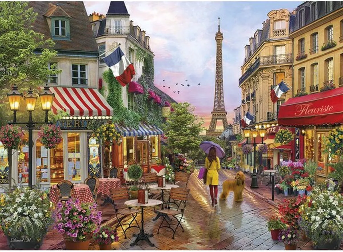 Clementoni Flowers In Paris Puzzel 1000 Stuks