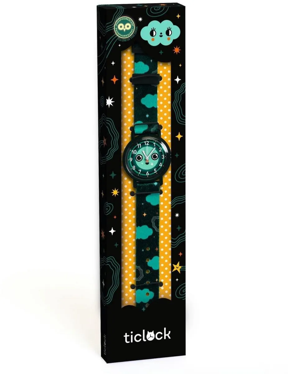 Djeco Night Horloge - Multi Color - afbeelding 4 van 5