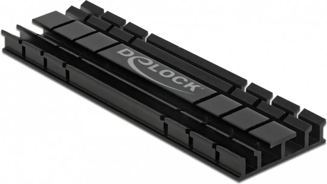Delock 18285 Heat Sink voor M.2 - Zwart