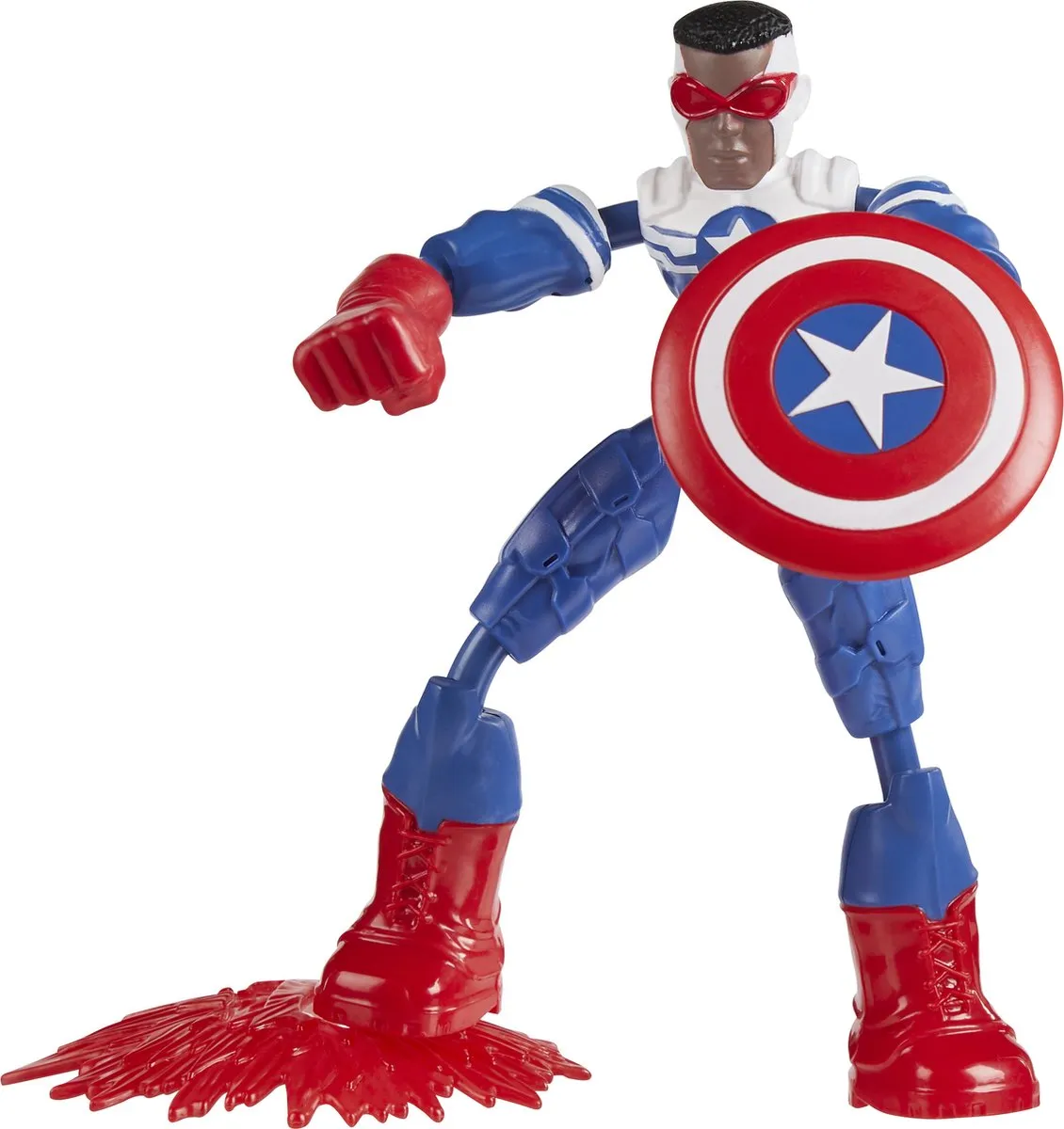 Marvel Captain America Bend & Flex Figuur F09715X0 - afbeelding 5 van 6