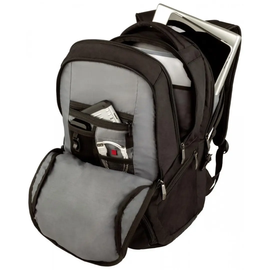 Wenger Transit 16 Deluxe Rugzak 27L - 16" Laptop - 8 Vakken - Zwart