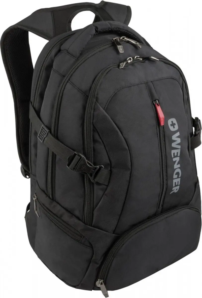 Wenger Transit 16 Deluxe Rugzak 27L - 16" Laptop - 8 Vakken - Zwart