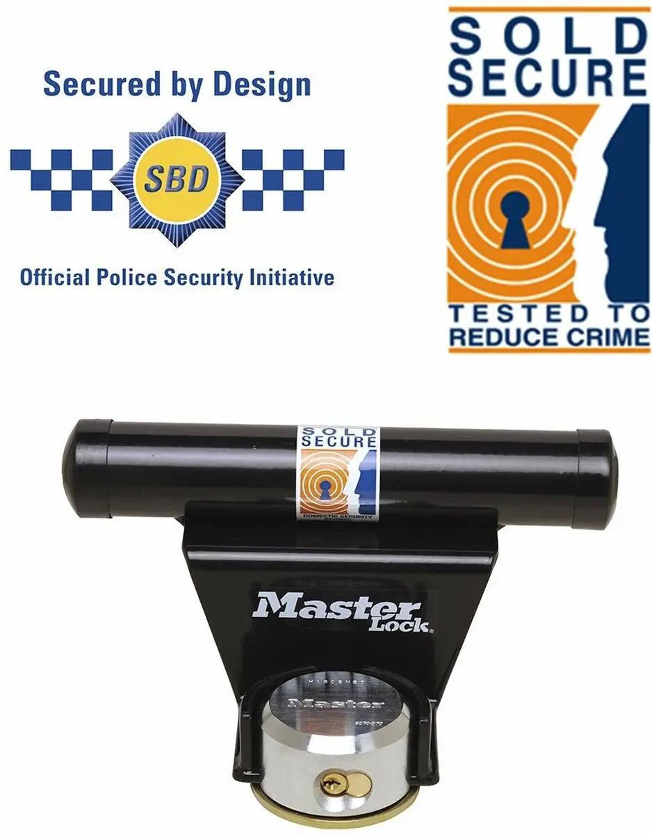 Master Lock 1488EURDAT Anti-inbraakslot 71mm - Zwart
