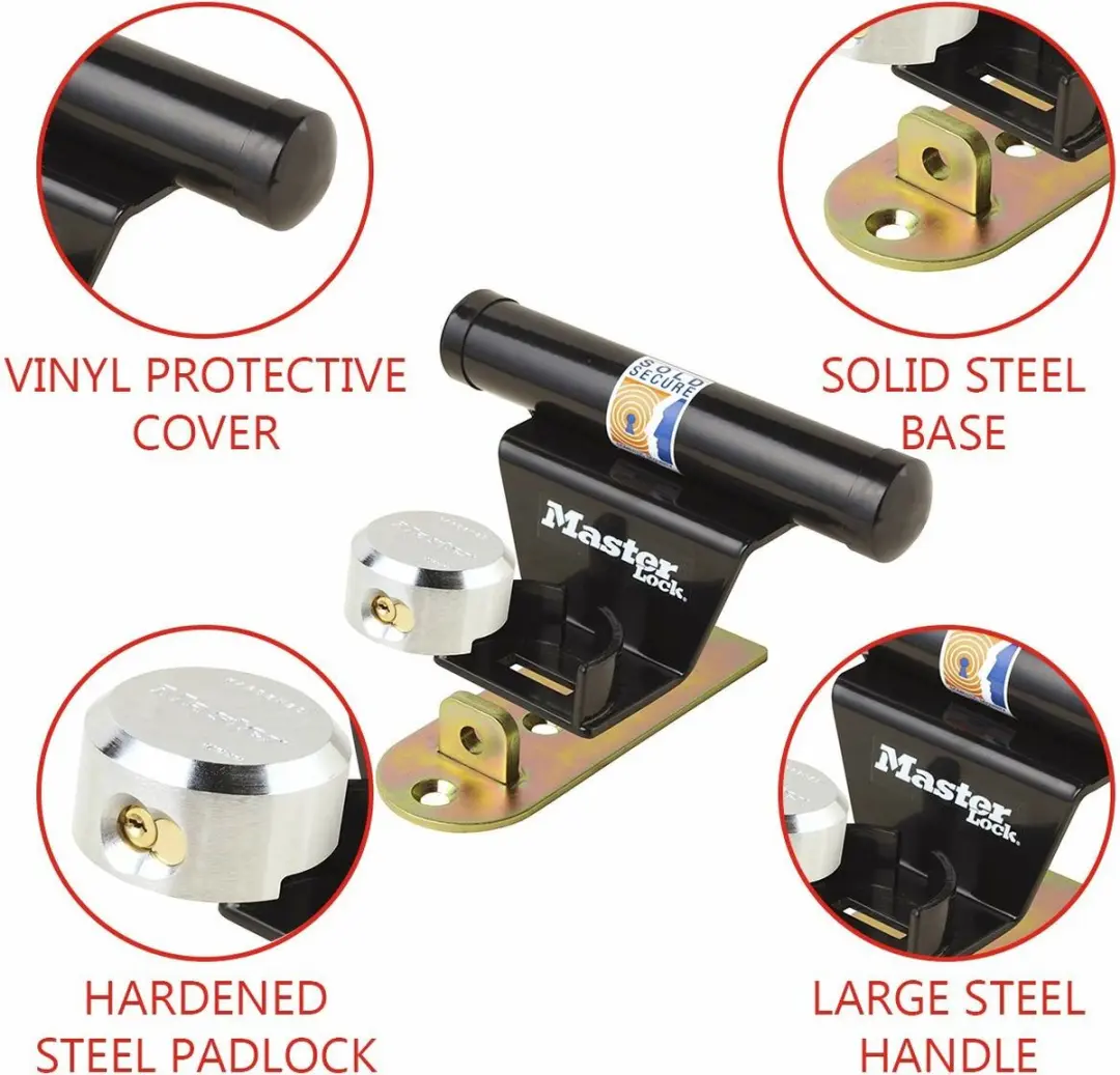 Master Lock 1488EURDAT Anti-inbraakslot 71mm - Zwart