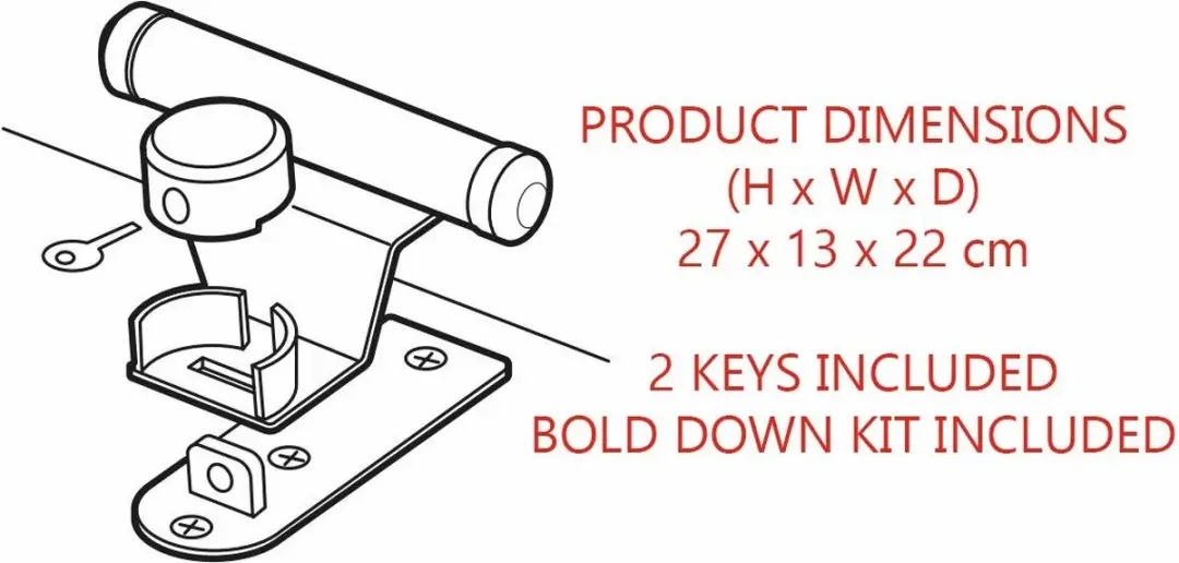 Master Lock 1488EURDAT Anti-inbraakslot 71mm - Zwart - afbeelding 6 van 6