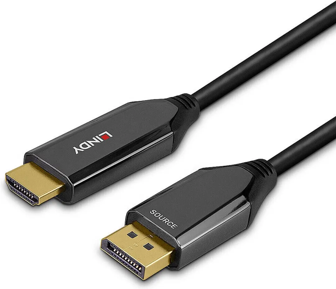 Lindy 40930 DisplayPort naar HDMI Adapterkabel 1m - Zwart