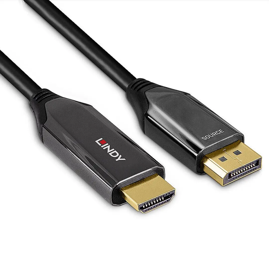 Lindy 40930 DisplayPort naar HDMI Adapterkabel 1m - Zwart