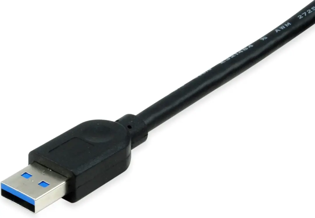 Equip 133347 USB-kabel USB 3.2 Gen 1 10m - A Zwart