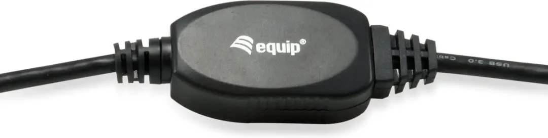 Equip 133347 USB-kabel USB 3.2 Gen 1 10m - A Zwart