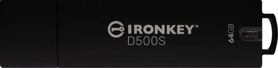 IronKey D500S 64GB USB-stick - Zwart