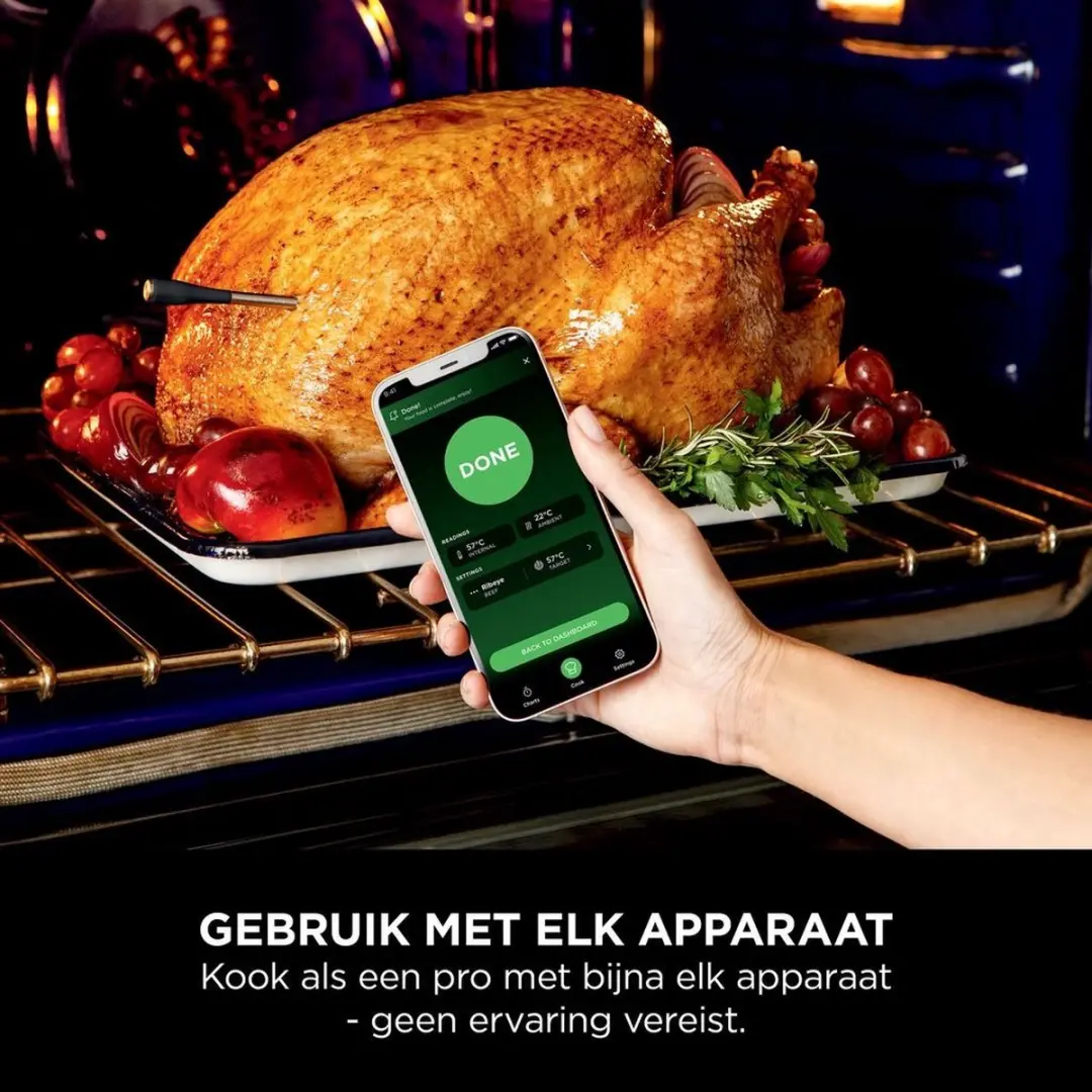 Ninja ProChef Barbecuethermometer - Zwart/Zilver - afbeelding 6 van 6