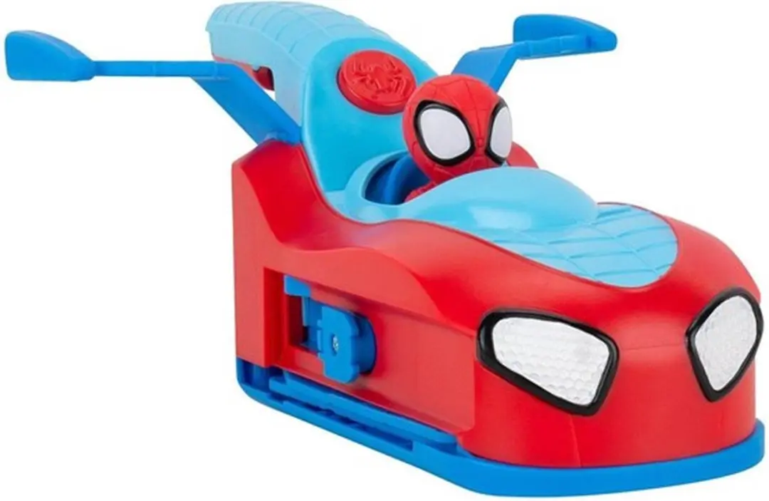 Spidey and his Amazing Friends 3-in-1 Team Split Racer SNF0346 - Rood/Blauw