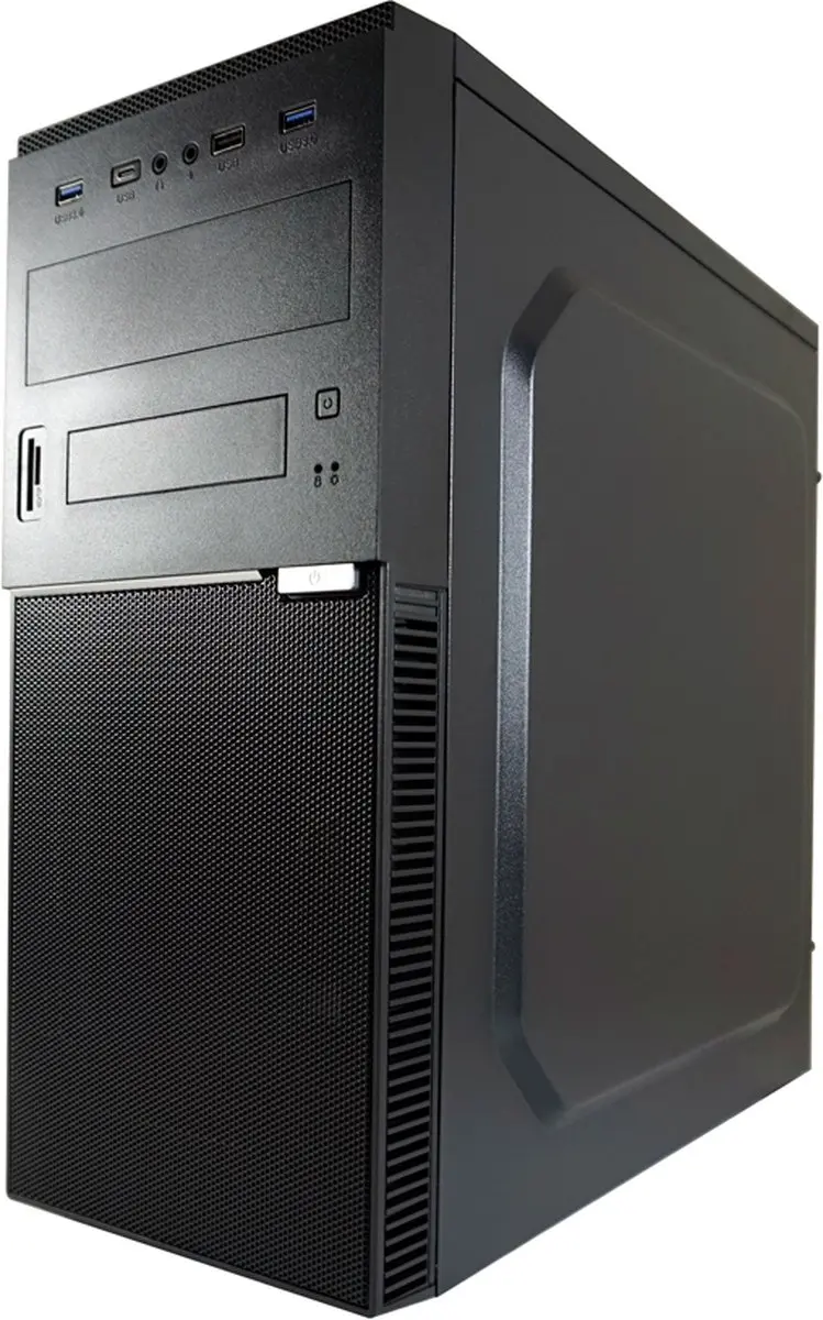 LC Power LC-7041B-ON Midi-tower PC-behuizing - Zwart